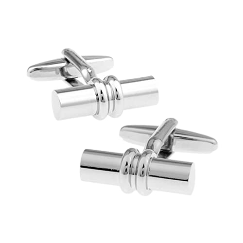 Set de Mancuernillas Daesar para Hombre Plateadas miniatura 1