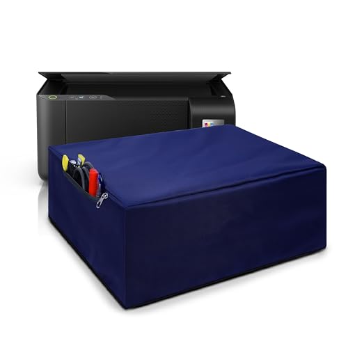 Image of Alifiya Dust Proof Washable Printer Cover for Epson Ecotank L3211 / L1250 All-in-One Ink Tank Printer - Blue