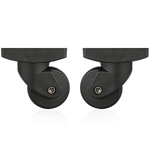 Trunk Wheels, 360 Degree Swivel Mute Repair Replacement Luggage Wheel Suitcase Wheels Parts Spinner(A Type Set of a Pair)