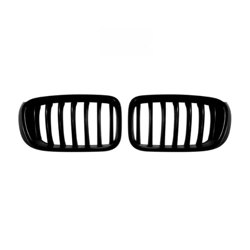 Calandre X3 X4 F25 F26 Rénovation Pare Chocs Grille Avant Noire Brillante Maille Simple