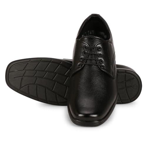 Image of Wenzal Men's Synthetic Lace Up Office wear Comfortable Formal Shoes | Casual Shoes for Men| Royal Look Shoes for Men