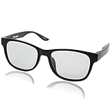 [エイトトウキョウ] サングラス メンズ レディース 偏光 偏向 ブルーライトカット 日本製 ウェリントン ボストン 軽量 ライトカラー ドライブ バイカー メガネ スポーツ 運転用 釣り 野球 ゴルフ UVカット サスティナブル リサイクル [ 鯖江製 ] マットブラック/ライトスモーク PET-W-TAC-LSM