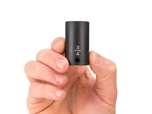 Image of TEKTON 3 /8 Inch Drive x 3 /4 Inch Semi-Deep 6-Point Impact Socket | SID14019