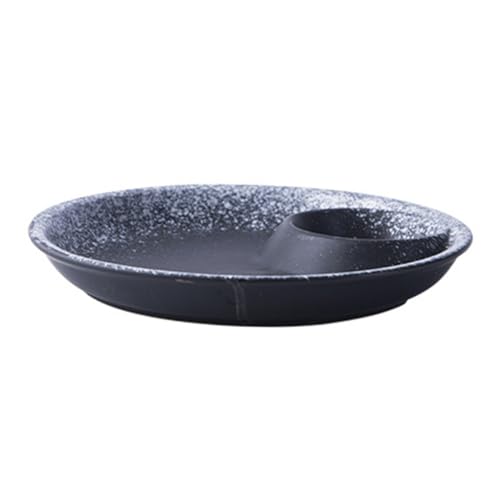 Cabilock Ensemble Dassiettes En Céramique Avec Soucoupe À Tremper Plat De Service Pour Sushis Boulettes Et Fruits