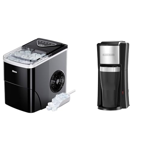 Silonn Ice Maker Countertop y Cafetera Black+Decker CM618 negra miniatura 1