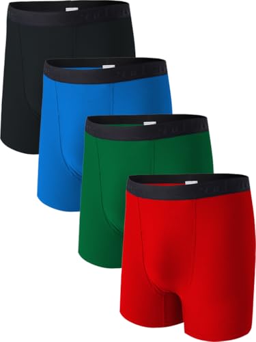 Nutria Mens Quick Dry Travel Underwear 4 Pack Mesh Breathable