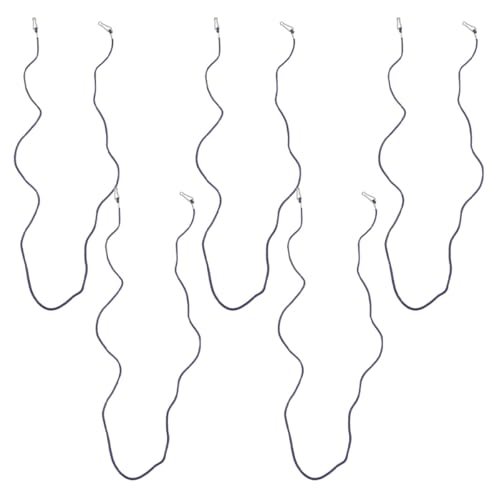 SHINEOFI Cordons de Cou Accessoire Multifonctionnel Lot de 5 en Nylon pour Garçon et Filles Clips pour Moufles Anti-perte Travail Voyages