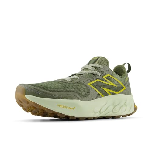 New Balance Men's Fresh Foam X Hierro V8 Trail Running Shoe, Dark Olivine/Olivine/Lichen Green, 8 XW