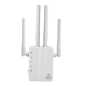 UJEAVETTE WiFi Extender Repeater Wireless Router Range Network Signal Booster, EU Plug