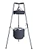 Burch Barrel BBQ Smoker Grill &amp; Fire Pit Combo V2 – Adjustable Hanging Vertical Smoker with Tripod System – Charcoal or Wood Pellet Outdoor Portable Barbeque
