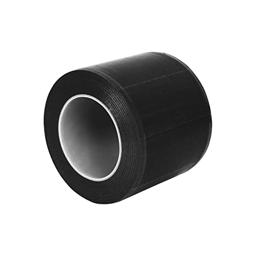 Película de barrera, lámina de barrera de tatuaje desechable, película adhesiva impermeable, película adhesiva para materiales dentales, accesorios para tatuajes, 1200 hojas/rollo de lámina (negro)