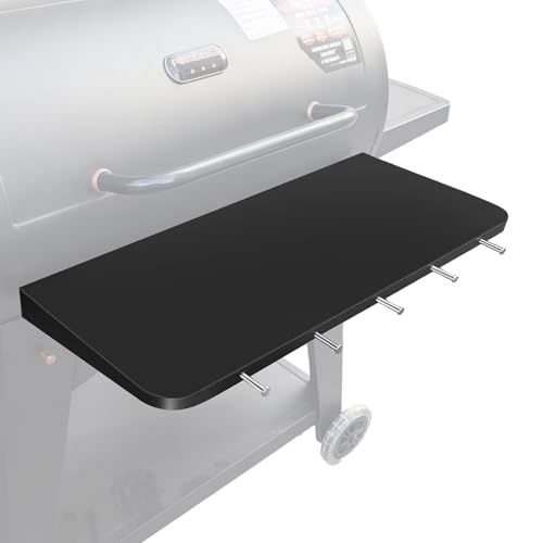 QuliMetal Foldable Front Shelf for Pit Boss Austin XL 1000 & Savannah 1500 29.53 Grill Front Table BBQ Prep Shelf Accessory Quality Steel Front Shelf