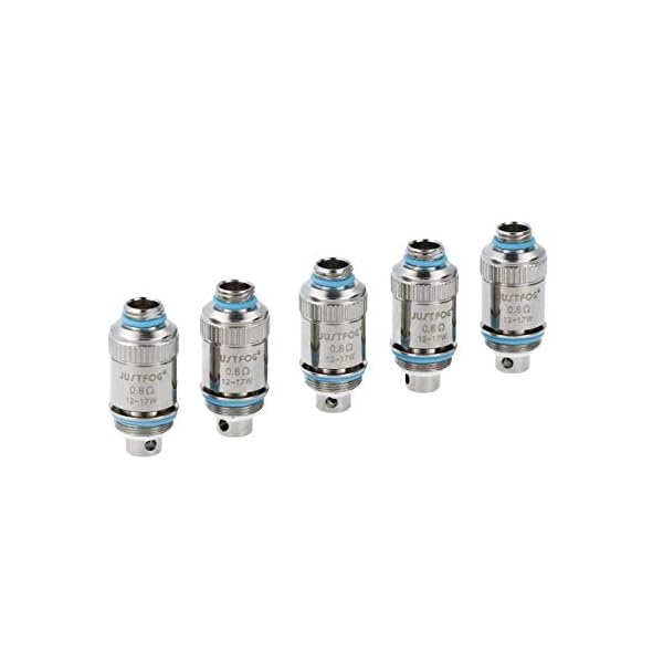 JustFog Fog1 Verdampferköpfe 0,8 Ohm - 5 Stück pro Packung - für Fog1 E Zigarette