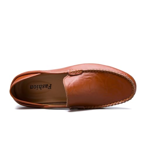 Mens Loafer Casual Shoes Slip On Driving Loafer Shoes Fashionable Leather Lightweight Casual Shoes3