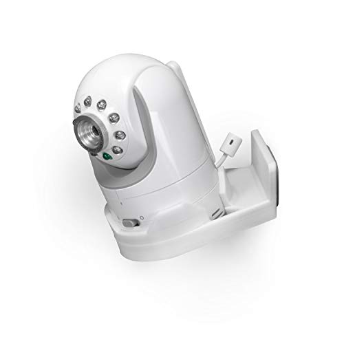 Drill Free Corner Shelf for Infant Optics DXR-8 Baby Monitor Wall Mount, Optimal Viewing, Full Pan & Tilt, Custom Desgined Holder, No Mess, No Screws, Strong Adheasive by Brainwavz