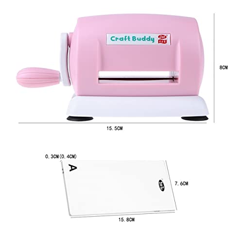 OTCRAFT Die Cutting & Embossing Machine for DIY,Hand Embossing Machine for DIY Die Cutting Embossing Paper Card Craft Scrapbooking Dies Cutter Photo Album Decorative Craft Scrapbooking Supplies - Image 2