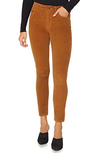 Sanctuary Clothing Womens Social Standard Casual Corduroy Pants, Brown, 24