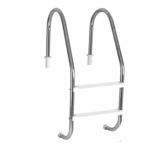 Escada Piscina Aço Inox Com Degraus Abs Corrimão Resistente