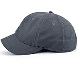 Masktide Womens Short Bill Baseball Caps Waterproof Short Bill Hats for Men Fitted Short Brimmed Hats for Women Low Profile Short Bill Adjustable Cap Hat Umpire Hats Baseball Short Bill Fitted Gray