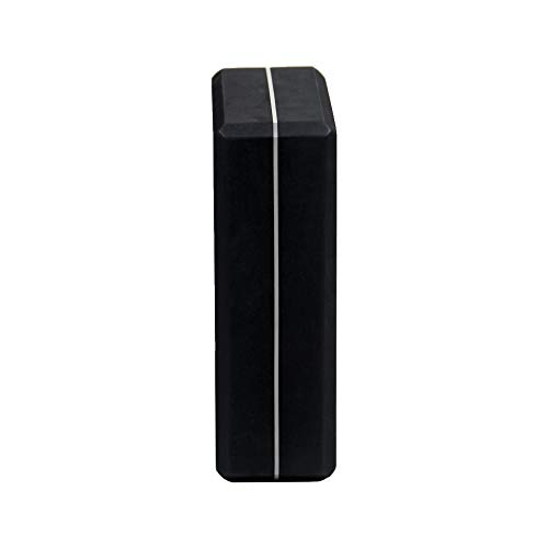 Image of TEGO Boost Yoga Block - Firm EVA - 3x6x9 Inches - Black Green - 1 Piece - Accessory for Yoga and Pilates