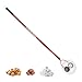 GARDEN WEASEL Large Nut Gatherer Roller – Nut Collector Tool for Walnuts, Sweet Gum Balls, Tennis Balls and More – Yard Picker Upper with Durable Cage and Ergonomic Handle