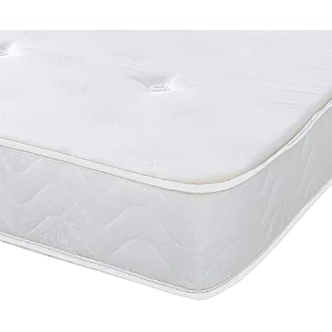 eXtreme comfort ltd The Damask Essentials White Comfort Tufted Mattress Great For Kids, Bunk Beds, Cabin Beds Etc (3ft UK Single) Cover