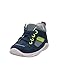 Superfit Baby Jungen Universe Sneaker, BLAU/HELLGRÜN 8030