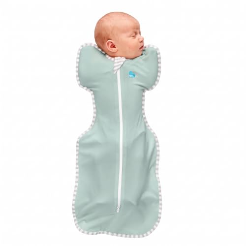 Love to Dream Swaddle, Baby Sleep Sack, Swaddle Up Self-Soothing Swaddles for Newborns, Get Longer Sleeps, Secure Fit Helps Calm Startle Reflex, Lite 0.2 TOG Sleep Sack, Olive, 8-13lbs.