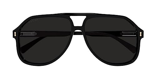 Gucci Pilot Sunglasses GG1042S 001 Black 60mm 10422