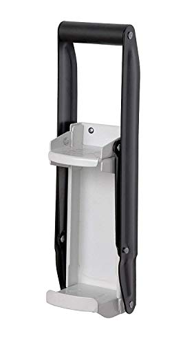 GLOW Premium Wall Mounted 2 in 1 Can Crusher and Bottle Opener – Heavy Duty Blue Large 16oz 500ml Aluminium Drinking Tin Can Kitchen Recycle Tool with Soft Grip Foam Handle Bottle Opener - Image 5