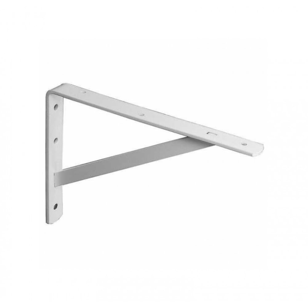 KNP Heavy Duty Shelf Bracket 11" X 16" - (Pack Of 2 Pieces). Heavy duty metal shelf bracket, ideal to to shelves within store rooms, above washing machines for extra storage.