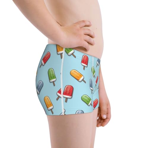 Boys' Cotton Boxer Brief Soft Underwear-Modern Ice Cream2
