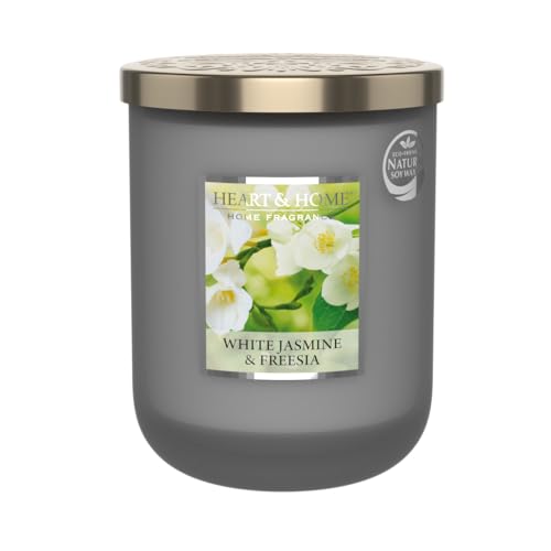 Bougie freesia jasmin cire naturelle idée cadeau maison