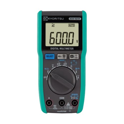 共立電気計器 (KYORITSU) デジタルマルチメータ AC/DC 10A電流レンジ付 KEW 1021R