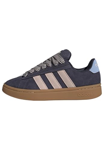 Adidas Women's Grand Court Alpha 00s, Shadow Navy/Blush Pink/Gum, 8.5