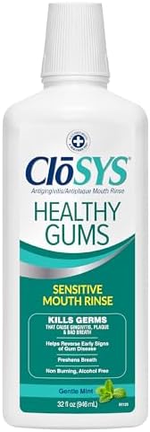 CloSYS Healthy Gums Mouthwash 32 Fl Oz, Antiplaque, Anti-Gingivit...