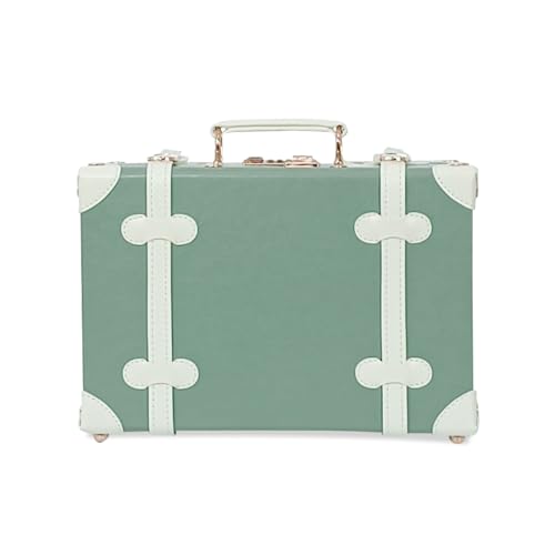 Image of Unitravel Baby Keepsake Case, Handmade Memory Storage Box, Newborn Keepsake Box, Vintage Suitcase for Baby Shower, Baptism, Naming Ceremony or Birthday
