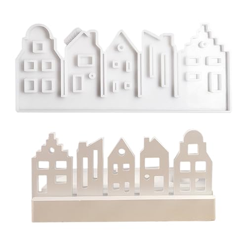 Molde de silicona para el hogar, molde para el hogar - Moldes de resina epoxi para el hogar | Molde de silicona de cavidades para inserción del hogar, resina epoxi, moldes de decoración