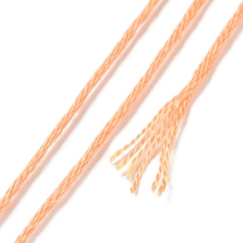 Image of FASHEWELRY 105 Yards Crewel Cross Stitch Floss 1mm Polyester Embroidery Floss Thread Embroidery Thread Bulk for Jewelry Making Bracelet Knitting Stitch Supply (Spring Color)