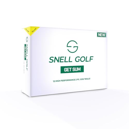 Snell Golf Get Sum Golf Ball (Yellow)