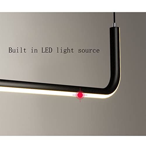 Lámparas de araña modernas ajustables en altura Bellastein LED de 120cm negro 5