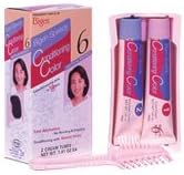 Bigen Speedy #6, Medium Brown - Color Cream No 1, Developer Cream No 2, and Applicator Brush with Comb (Solstice)