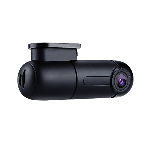 Small WiFi Dash Cam Camera for Car, Blueskysea B1W Mini Vehicle Video Driving Recorder 360 Degree Rotatable Lens 1080p 30fps G-Sensor Loop Recording