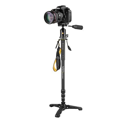 Vanguard Veo2Sam-234Tbp50T Monopod With Tri-Stand Feet And Veo Bp-50T Ball Head With Built-In Smartphone Holder #TOP5