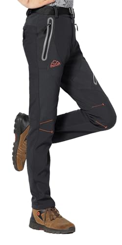 Rdruko Women's Snow Pants Waterproof Insulated Fleece Thermal Ski Hiking Snowboard Pants