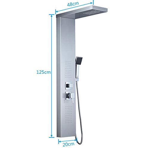 Panneau de douche en acier inoxydable 304 pour une salle de bain moderne et durable