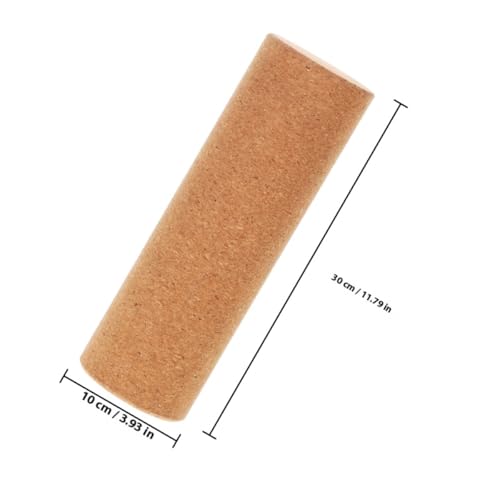 Rodillo de Yoga de Corcho Artibetter, Columna de Espuma Sólida para Masaje y Liberación de Fascia, Ideal para Ejercicios de Arqueo de Espalda, Ø100 × 330 mm miniatura 2