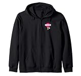 Darice Name Girls Table Tennis Ping Pong Game Racket Sports Zip Hoodie