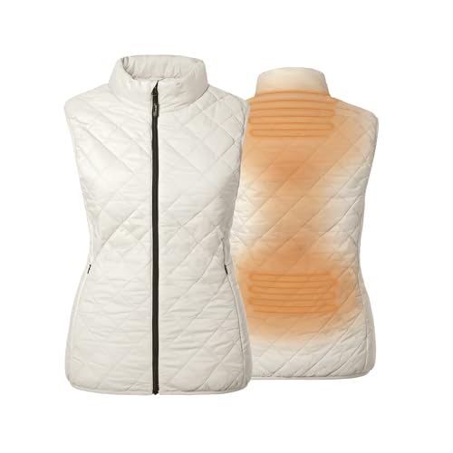 Gilet Chauffant Femme 30seven Slim Fit avec Powerbank et 4 Niveaux