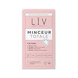 LÏV Happy Food - Complément Alimentaire Minceur - Favorise la Perte de Poids Action minceur à 360° et anti grignotage - Café Vert, Guarana & Chrome - 1 Mois - 60 Gélules